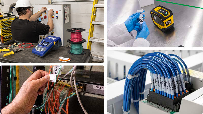 Collage di applicazioni per le stampanti M210-LAB e M510.