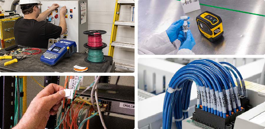 Collage di applicazioni per le stampanti M210-LAB e M510.