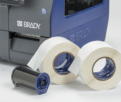 Alcuni esempi di etichette i7500 su core da 76 mm. 